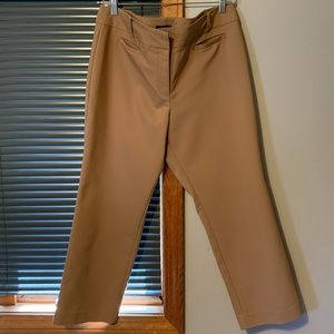 Ann Taylor Factory Tan Crop Pant
